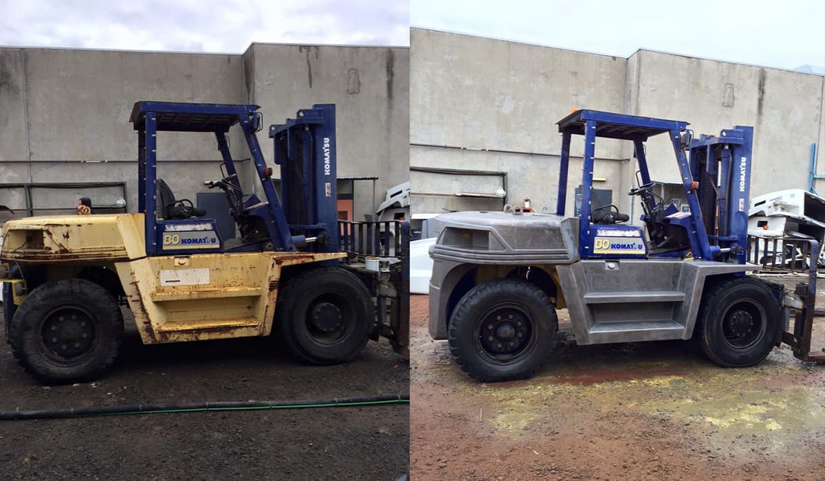 Industrial coating removal