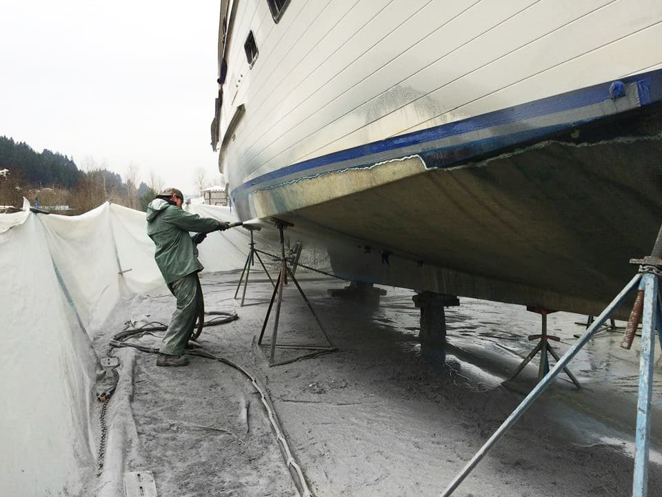 Marine blasting project