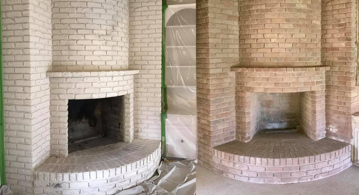 Brick cleaning blasting